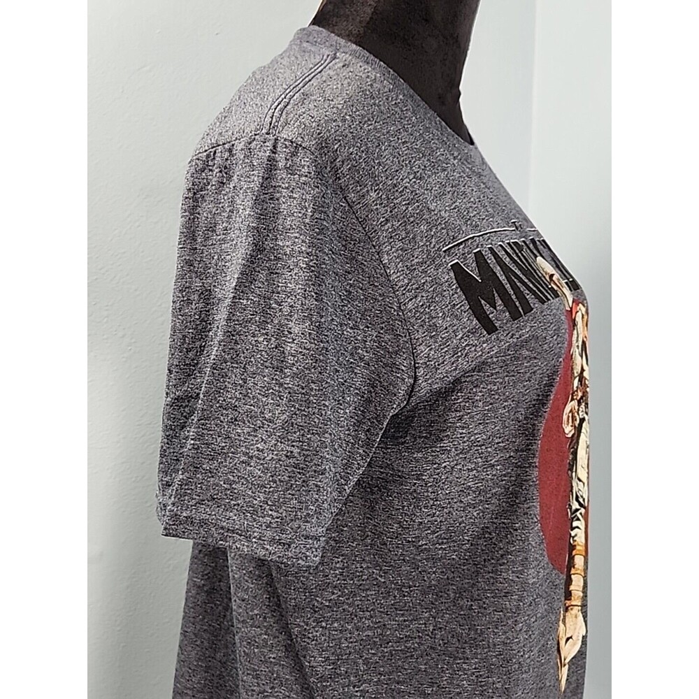 Star Wars Mandalorian Din Djarin Mens Heather Blue Medium Short Sleeve T-shirt - Picture 5 of 10